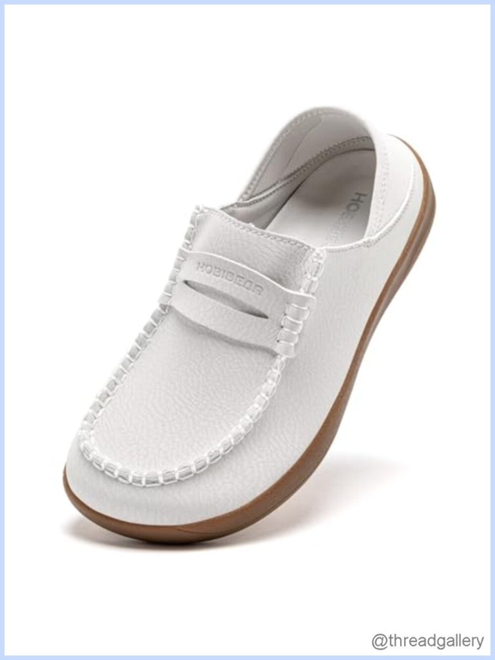 Women's Leather Mary Jane Flats Wide Toe Box Barefoot Comfort Slip On Shoes